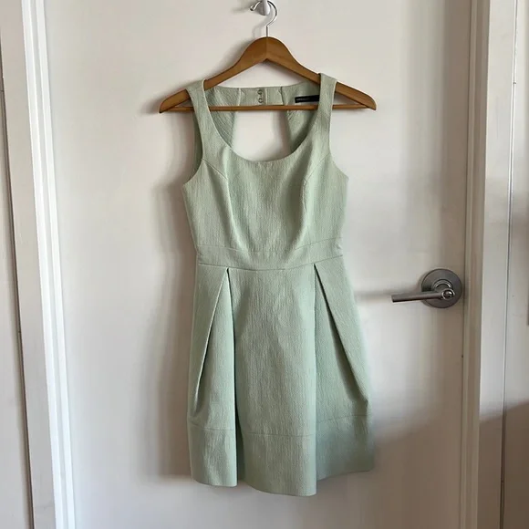 Karen millen mint green mini dress